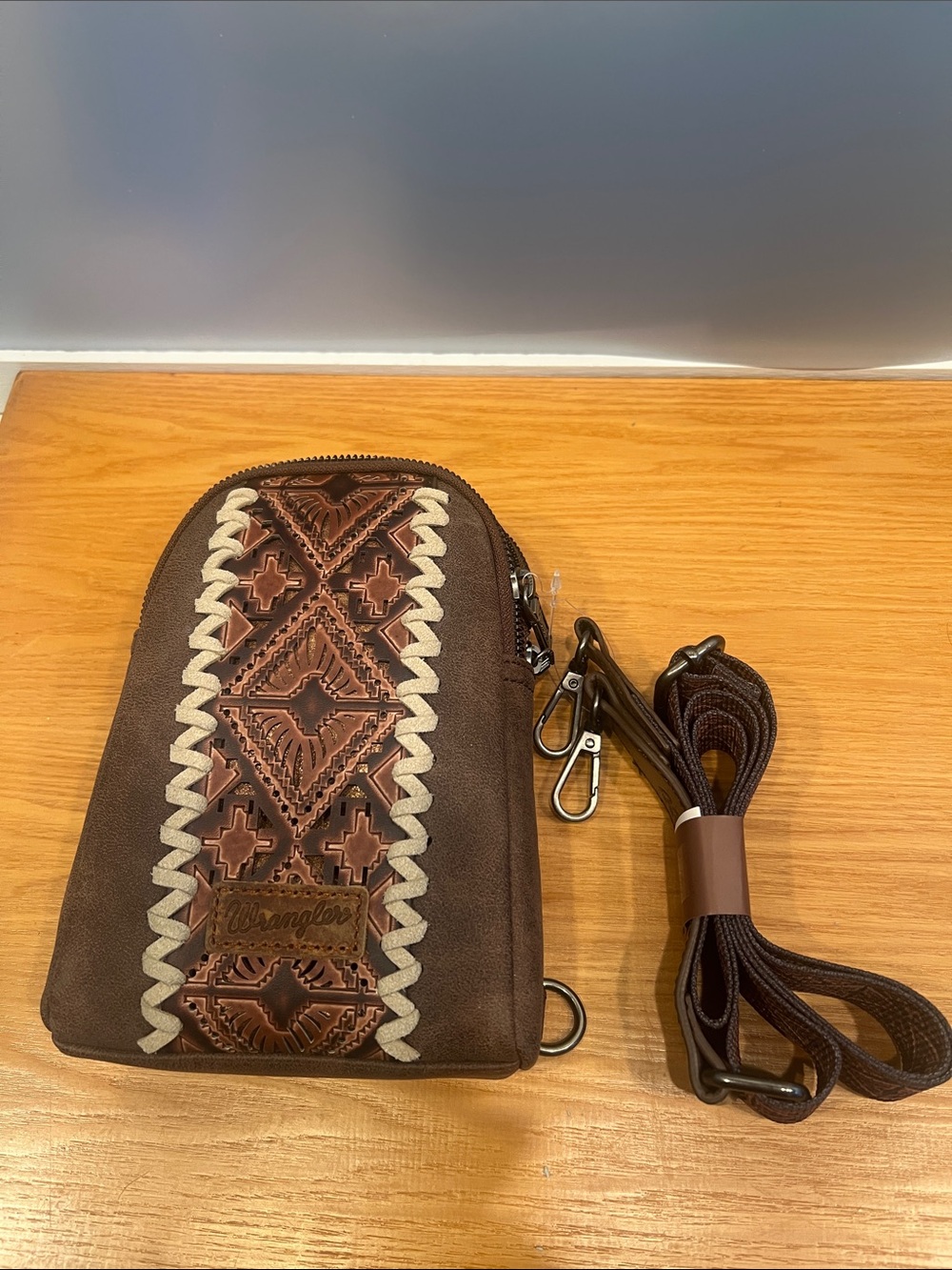 Wrangler Women's Boot Barn Exclusive Braided Sling Crossbody Montana west NWT
